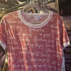 LuLaRoe Multicolor Graphic Tee